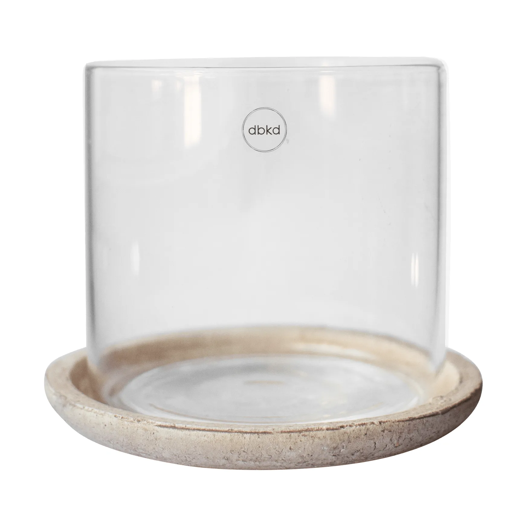 Terra tealight holder, Sand, 15 cm DBKD
