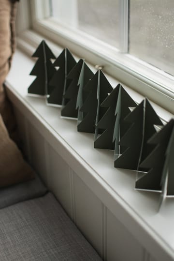 Tree in a row decoration 60 cm - Green - DBKD