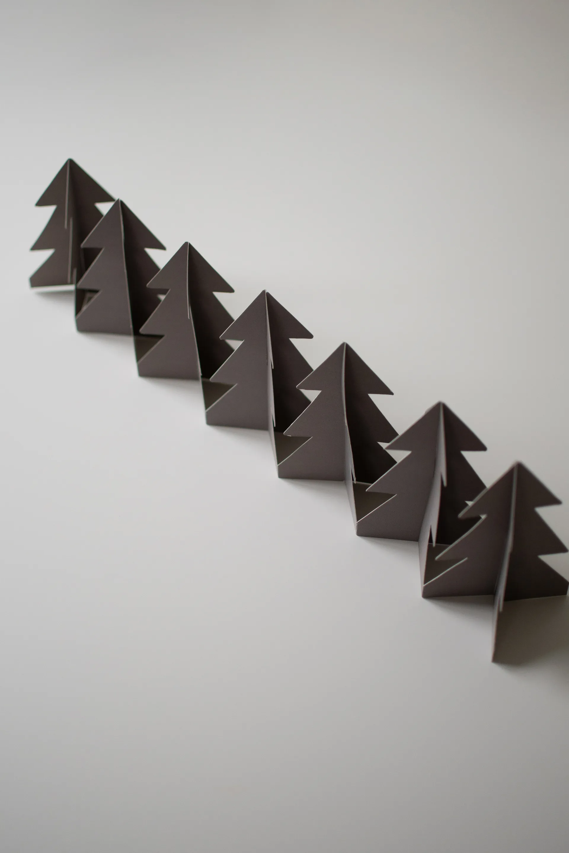 Tree in a row decoration 60 cm, Mole, 7x60 cm DBKD