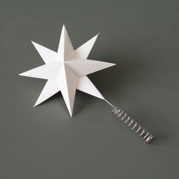 Tree topper star Christmas tree star - White - DBKD