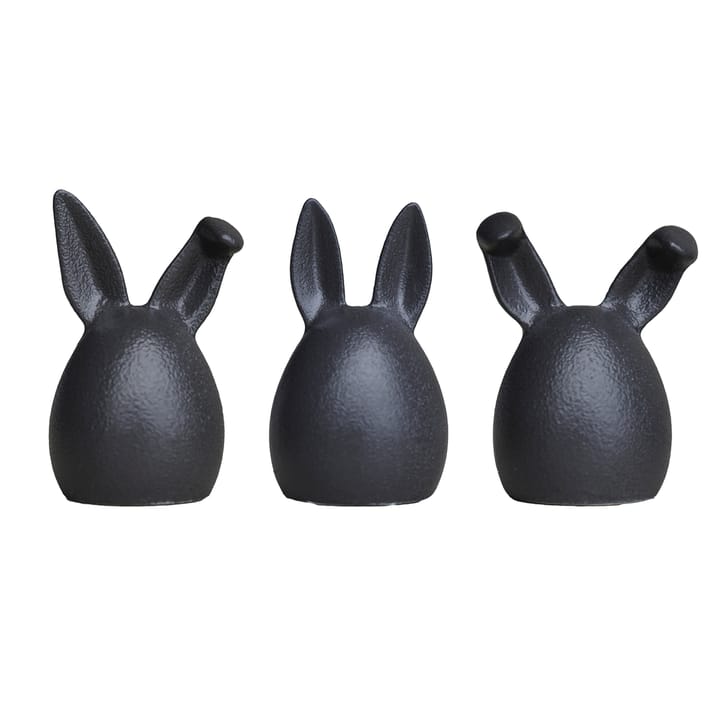 Triplets easter rabbit 3-pack - cast iron - DBKD