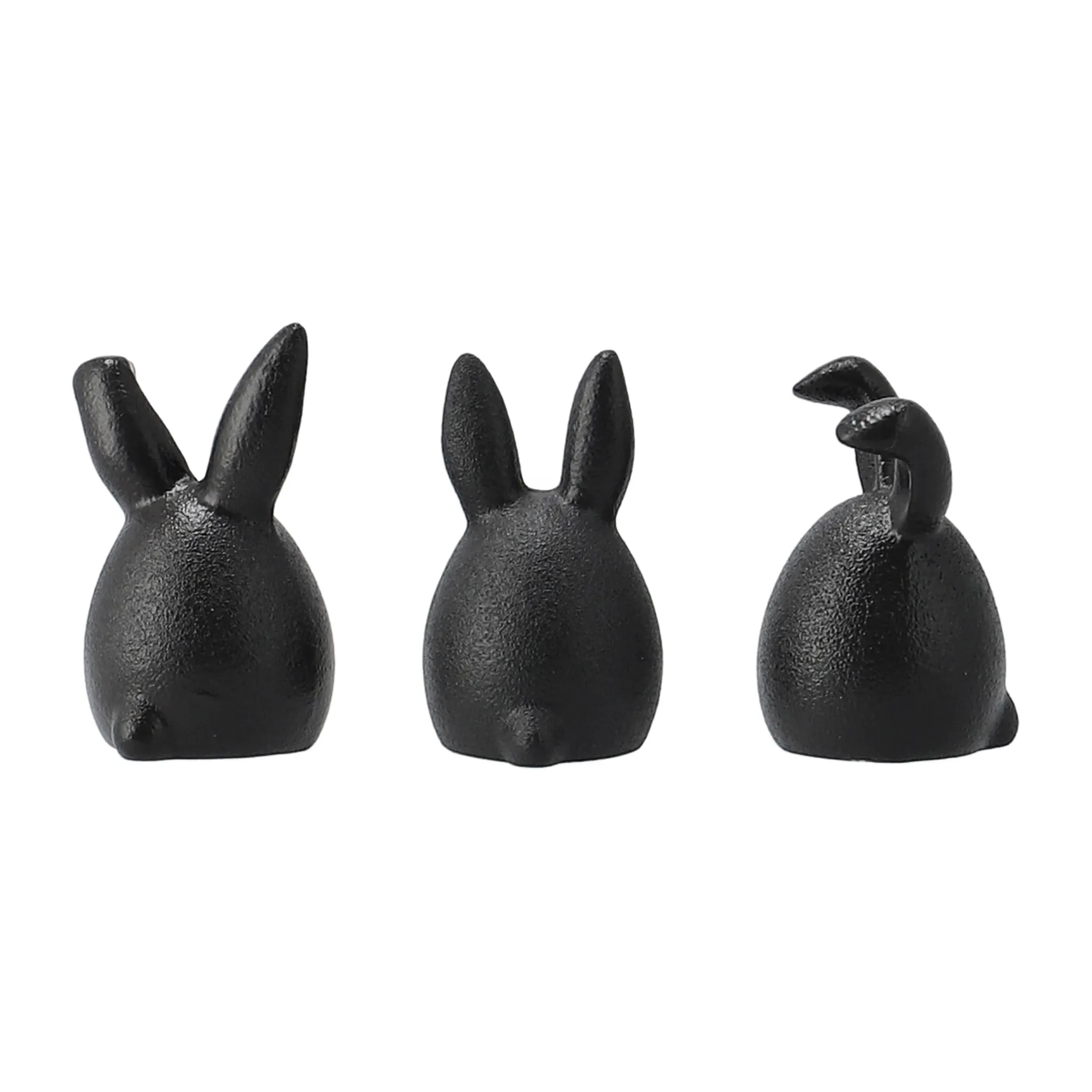 Triplets easter rabbit 3-pack, cast iron DBKD