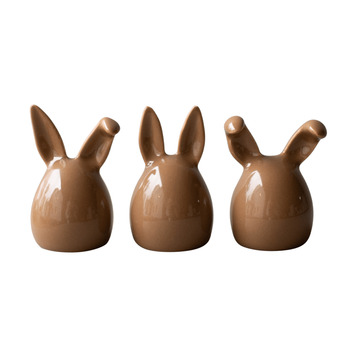 DBKD Triplets easter rabbit 3-pack Shiny nougat | Scandinavian Design | Beige
