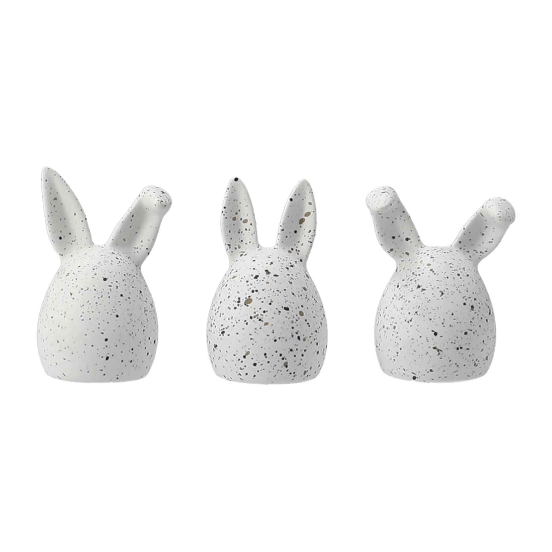 Triplets easter rabbit 3-pack, white dot DBKD