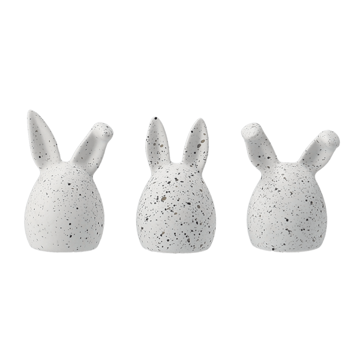 DBKD Triplets easter rabbit 3-pack white dot | Scandinavian Design | White