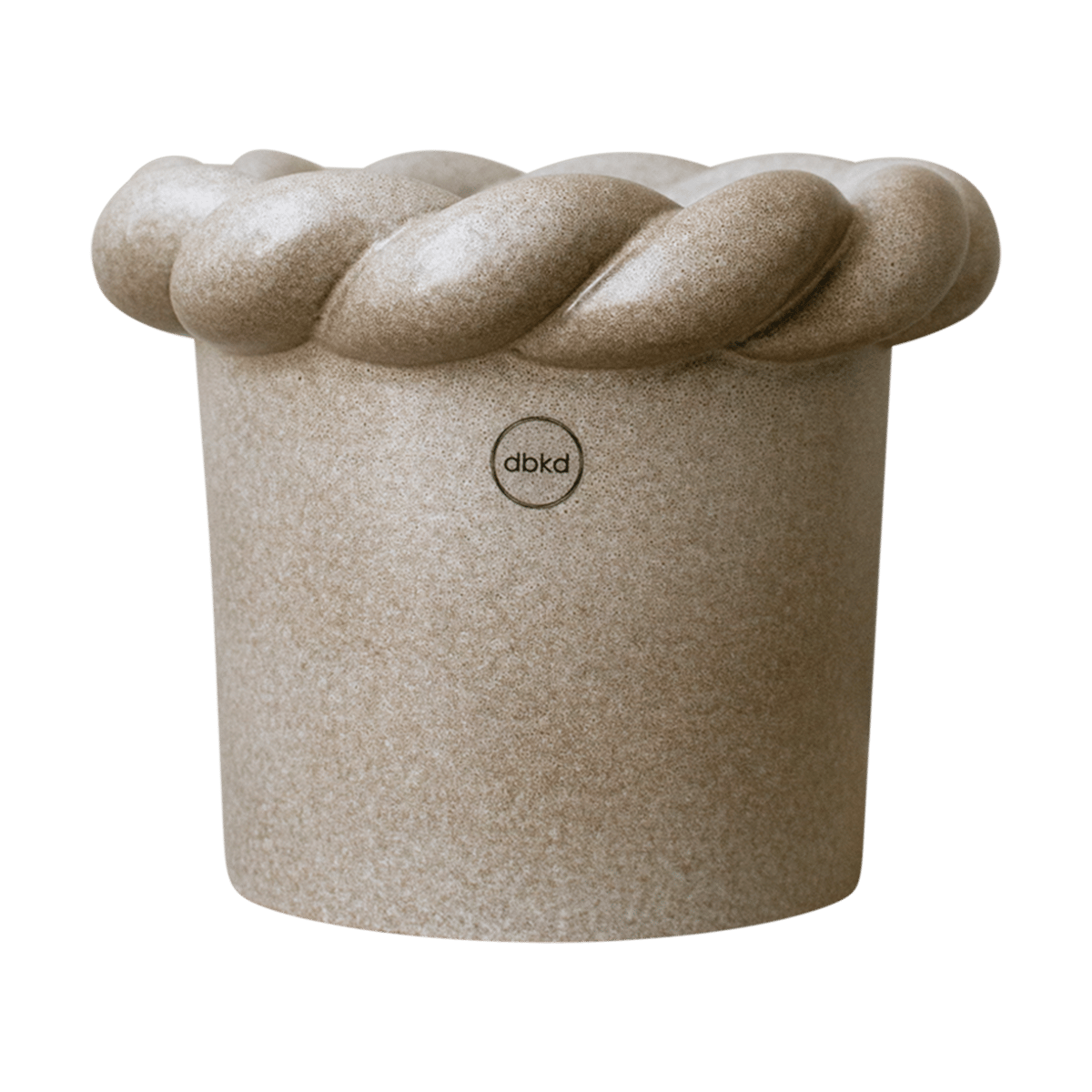 DBKD Twine flower pot o14 cm Beige | Scandinavian Design | Flower pots | Beige