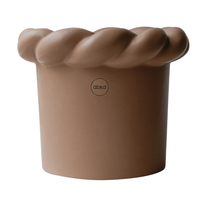 Twine flower pot Ø14 cm - Nougat - DBKD