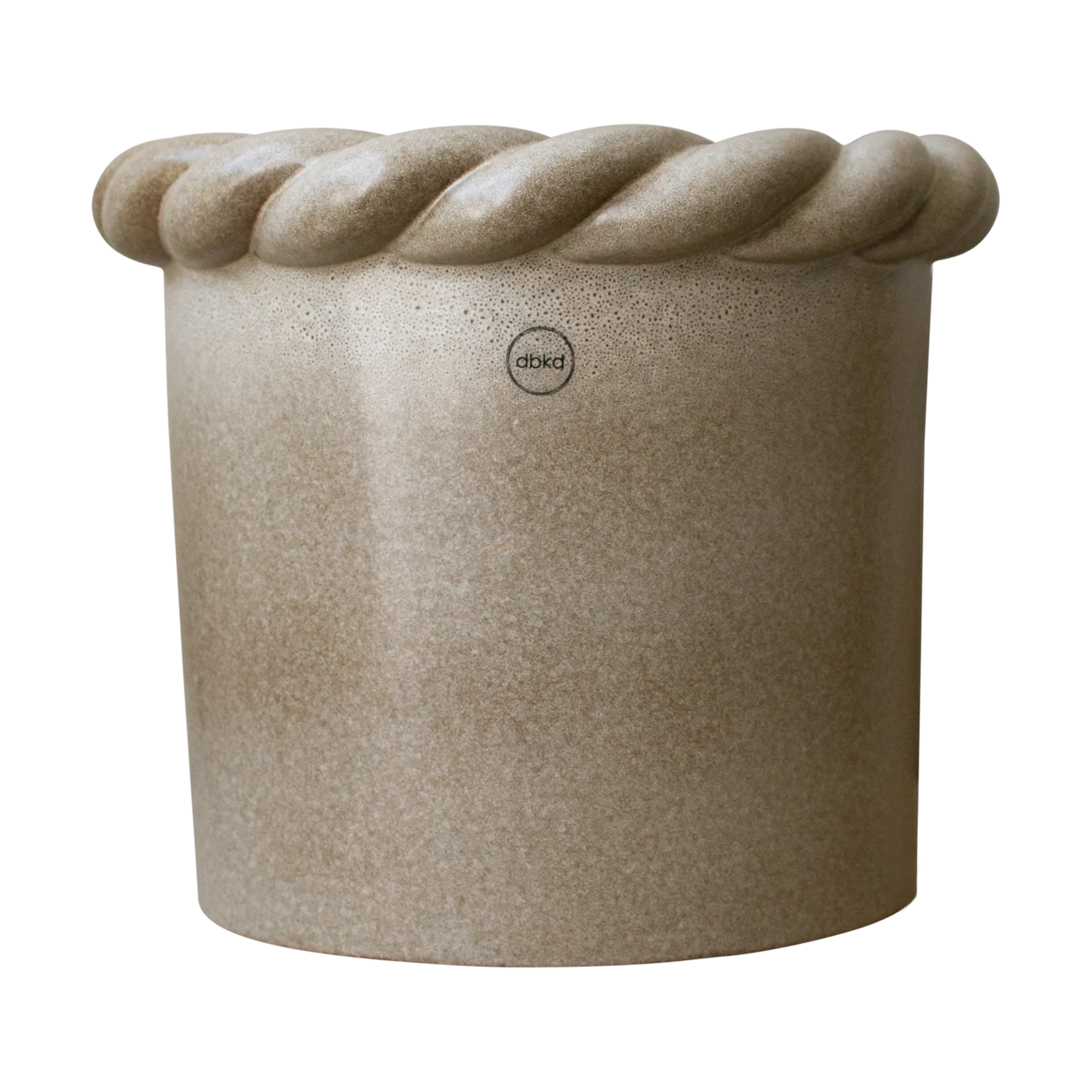 Twine flower pot Ø22 cm, Beige DBKD