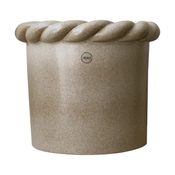Twine flower pot Ø22 cm - Beige - DBKD