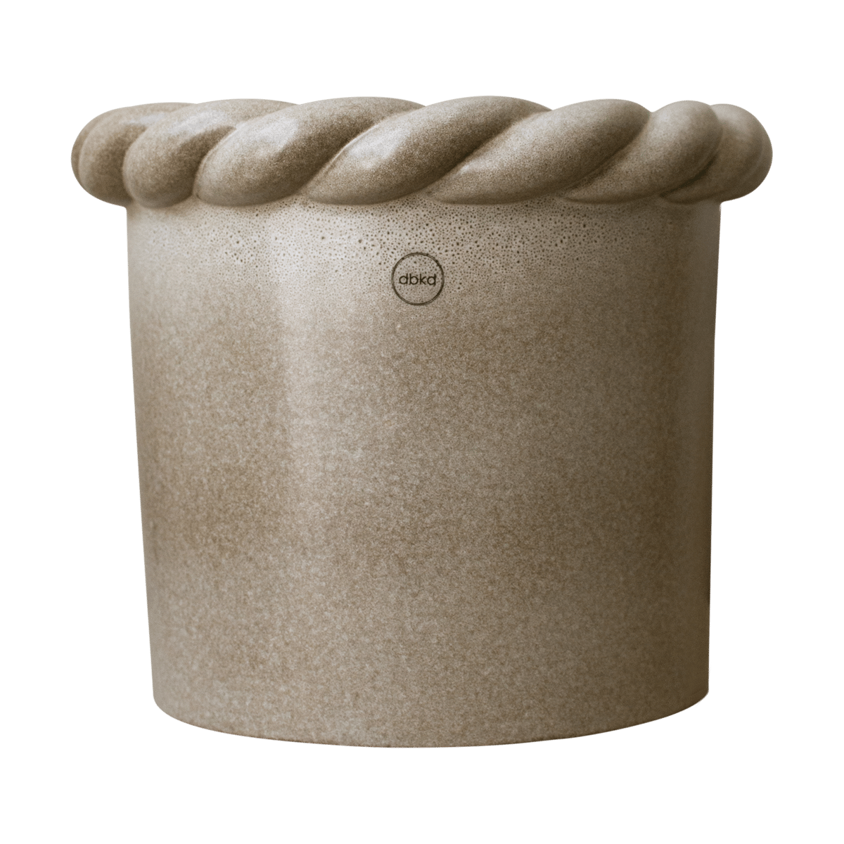 DBKD Twine flower pot o22 cm Beige | Scandinavian Design | Flower pots | Beige