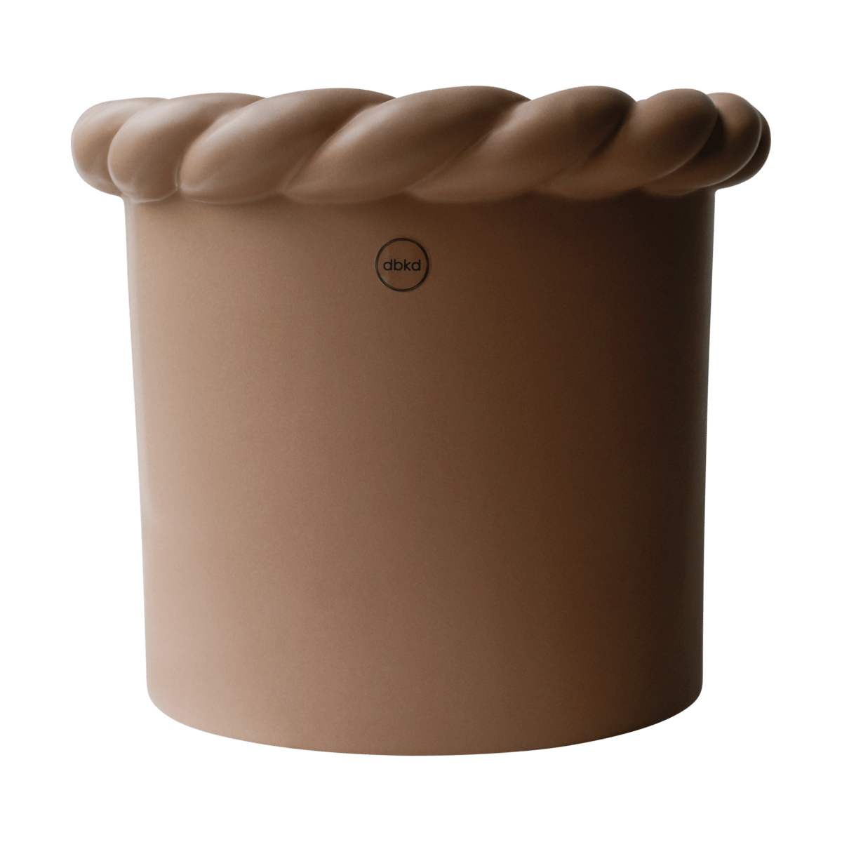 DBKD Twine flower pot o22 cm Nougat | Scandinavian Design | Flower pots | Brown