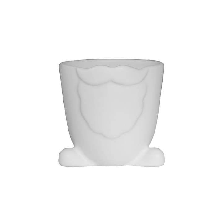 Walking Santa flower pot - white - DBKD