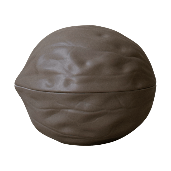 Walnut bowl with lid - Dust - DBKD
