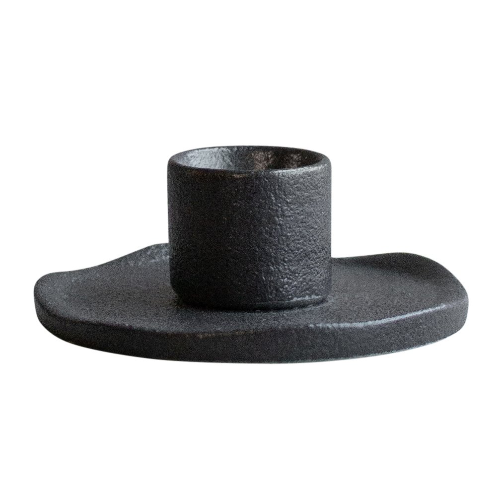 DBKD Wave candle sticks Cast iron | Scandinavian Design | Candle holders | Black