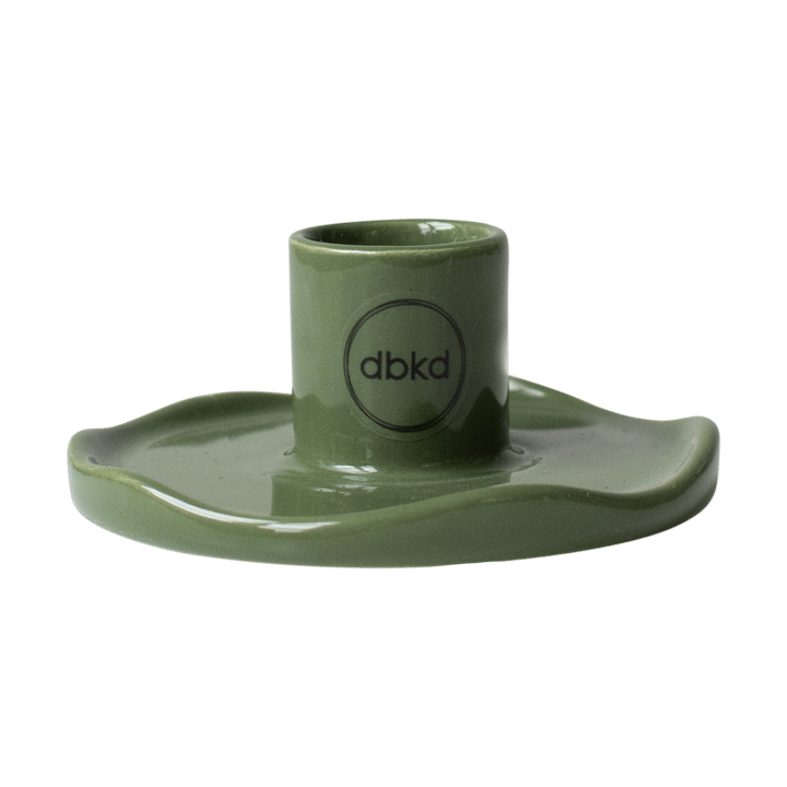 Wave candle sticks - Shiny green - DBKD