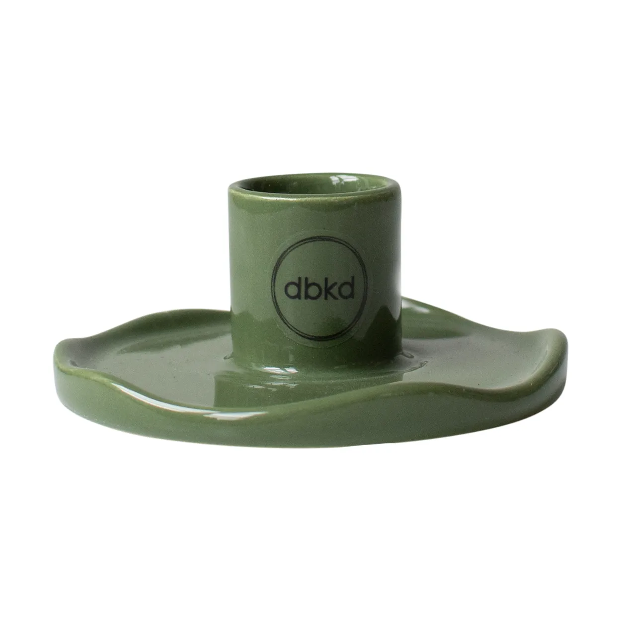 DBKD Wave candle sticks Shiny green | Scandinavian Design | Candle holders | Green