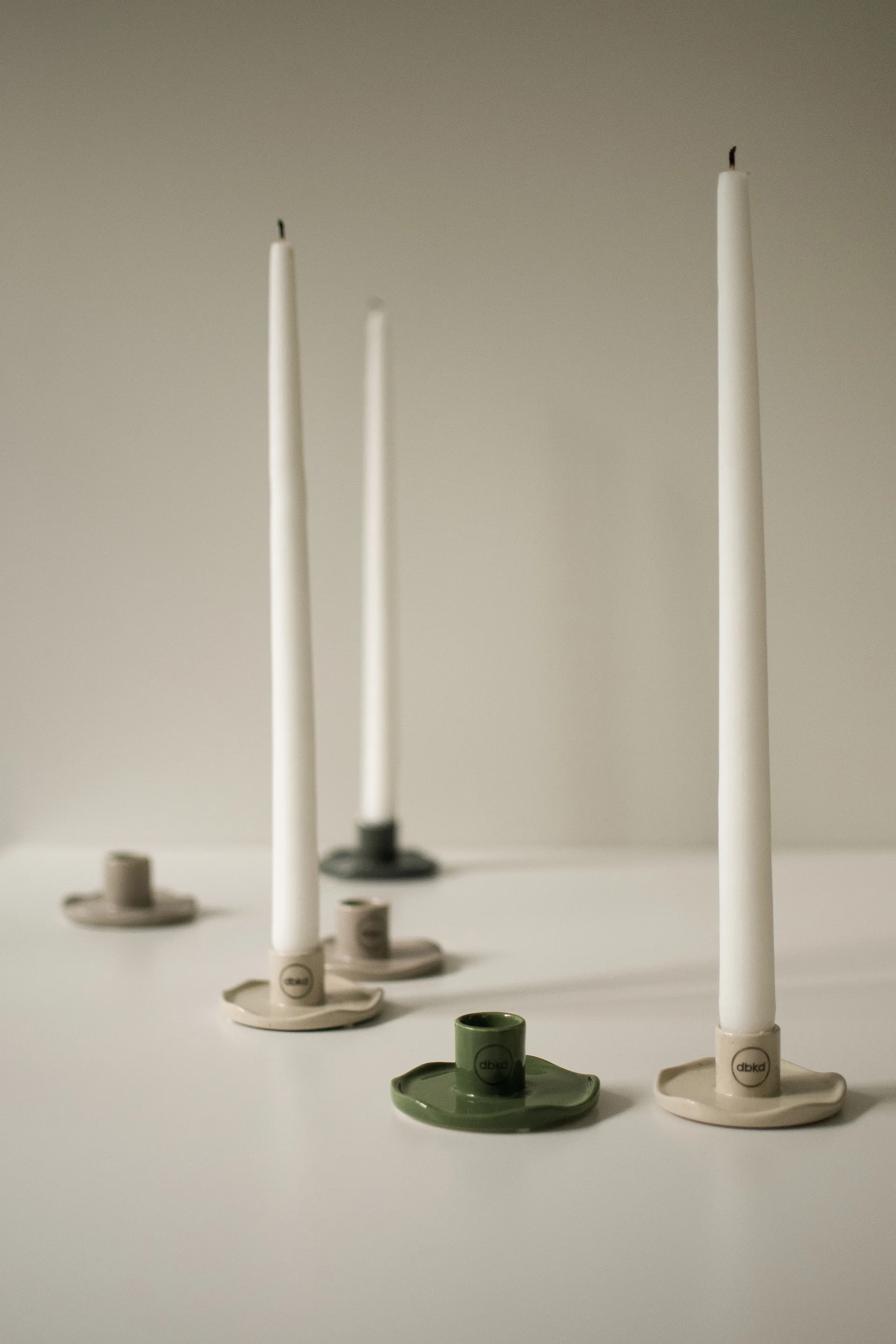 Wave candle sticks, Vanilla DBKD