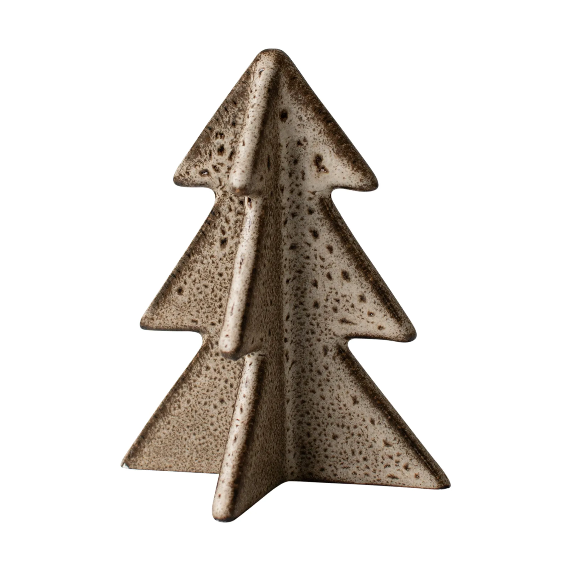 Winter tree decoration, Beige, 9.5 cm DBKD