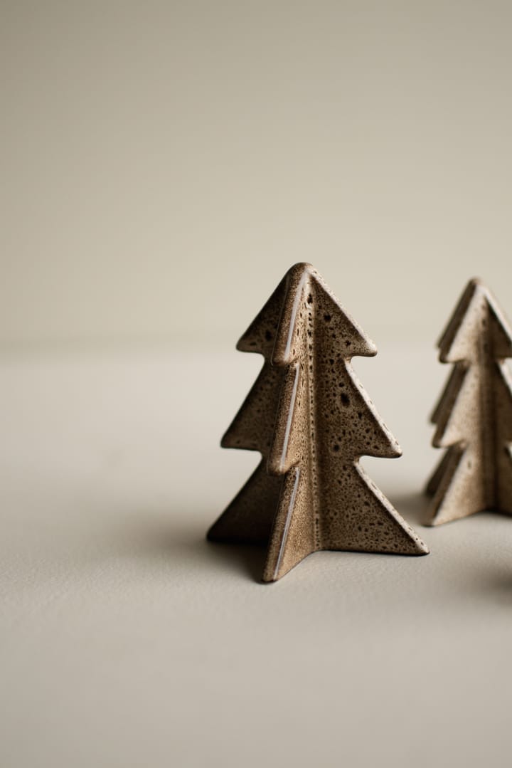 Winter tree decoration, Beige, 9.5 cm DBKD