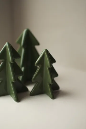 Winter tree decoration - Green, 7 cm - DBKD