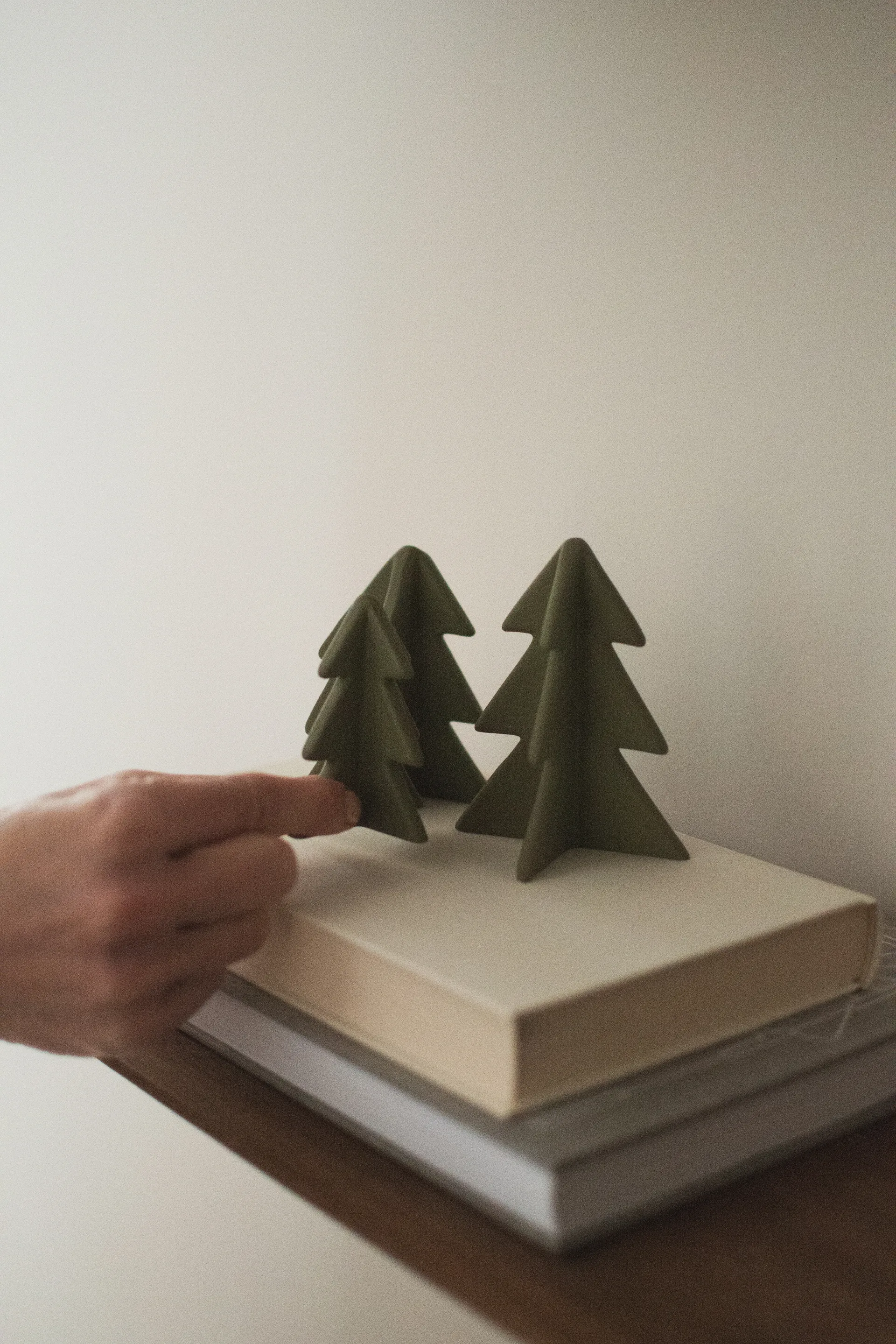 Winter tree decoration, Green, 7 cm DBKD