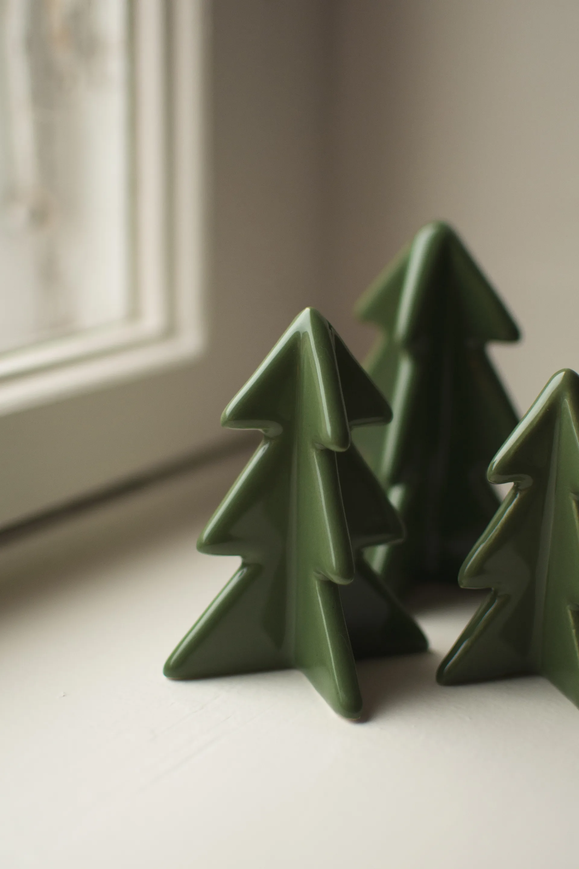 Winter tree decoration, Green, 8 cm DBKD