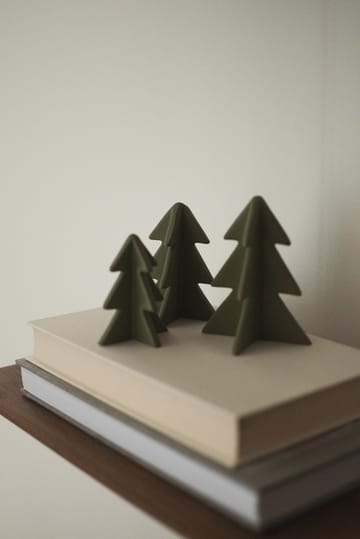 Winter tree decoration - Green, 8 cm - DBKD