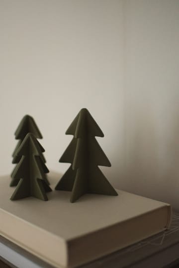 Winter tree decoration - Green, 9.5 cm - DBKD