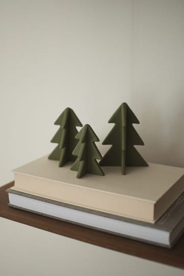 Winter tree decoration - Green, 9.5 cm - DBKD