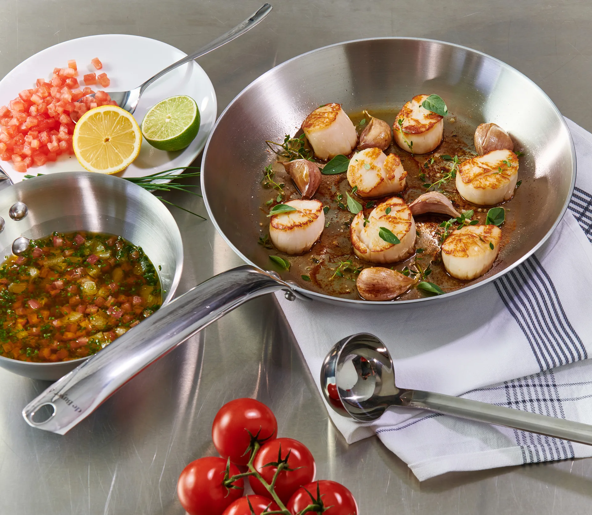 Alchimy frying pan stainless steel, Ø32 cm De Buyer