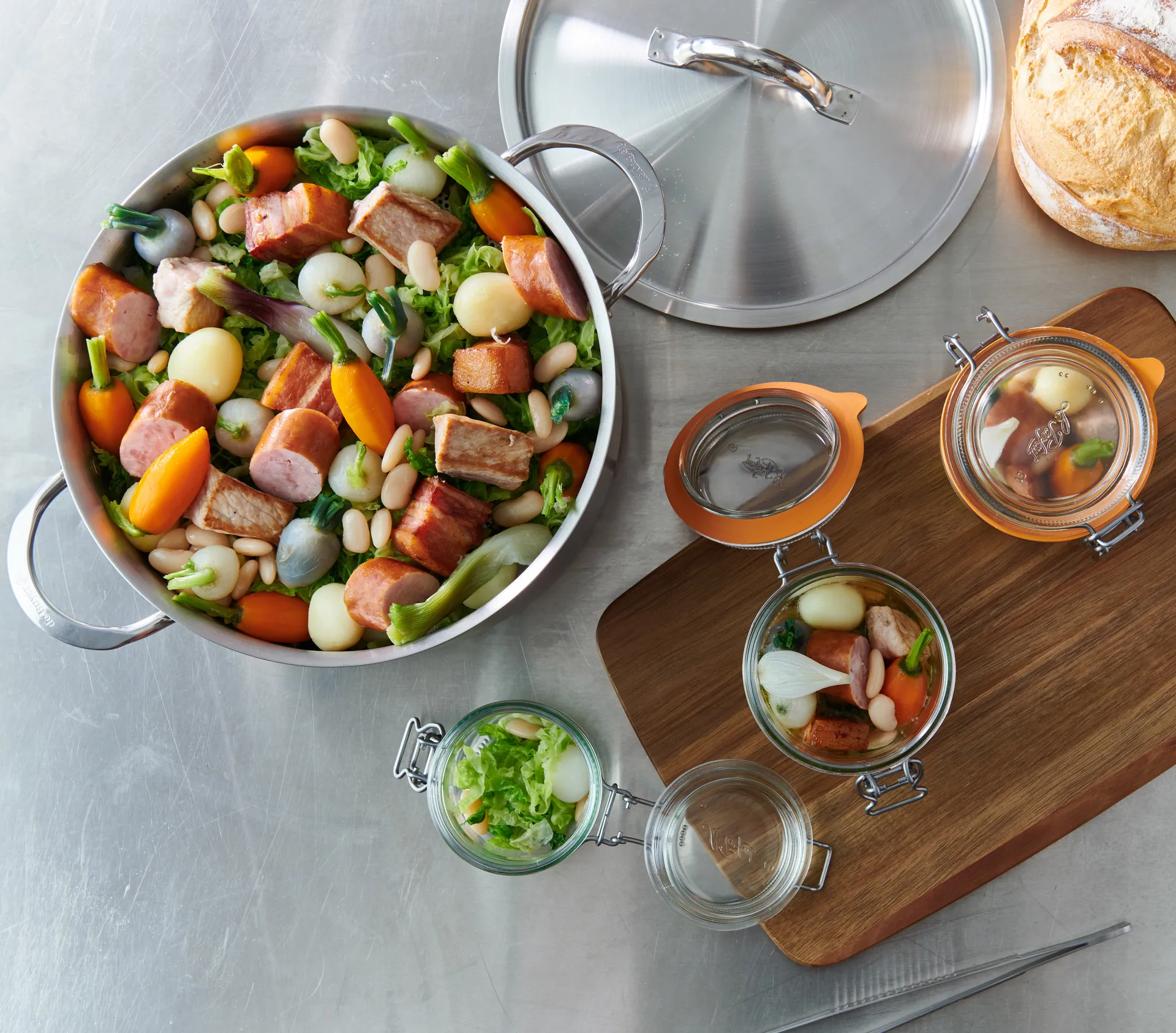 Alchimy rak saute pan stainless steel, Ø24 cm De Buyer