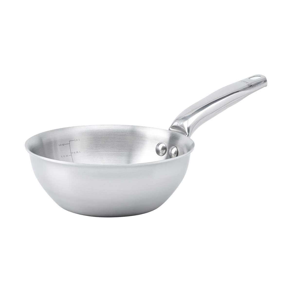 De Buyer Alchimy rounded sauté pan stainless steel o16 cm