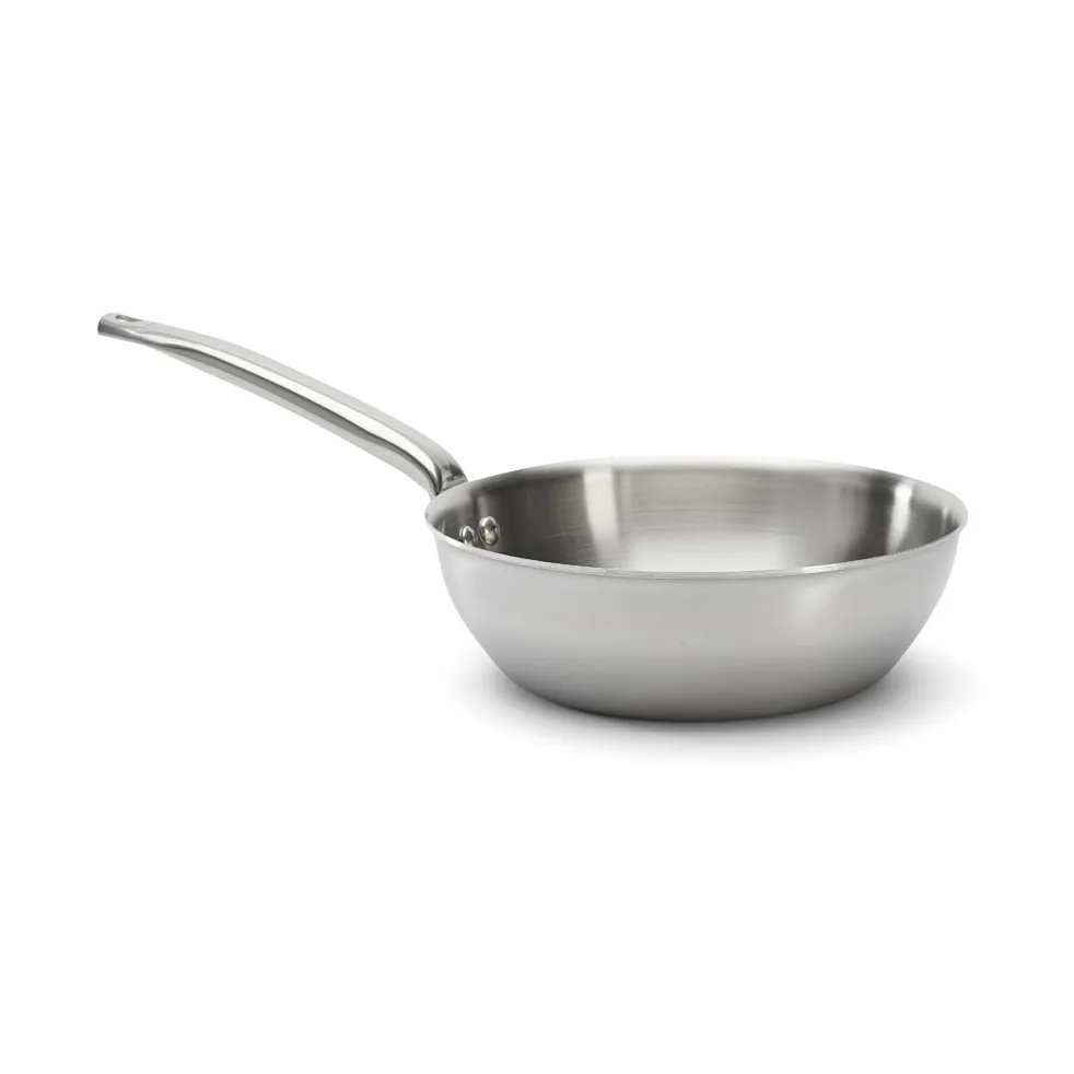 Alchimy rounded sauté pan stainless steel, Ø20 cm De Buyer