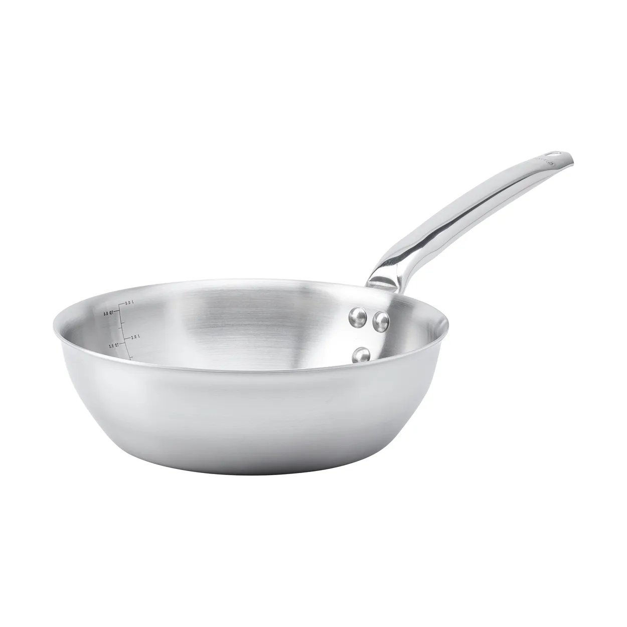De Buyer Alchimy rounded sauté pan stainless steel o24 cm