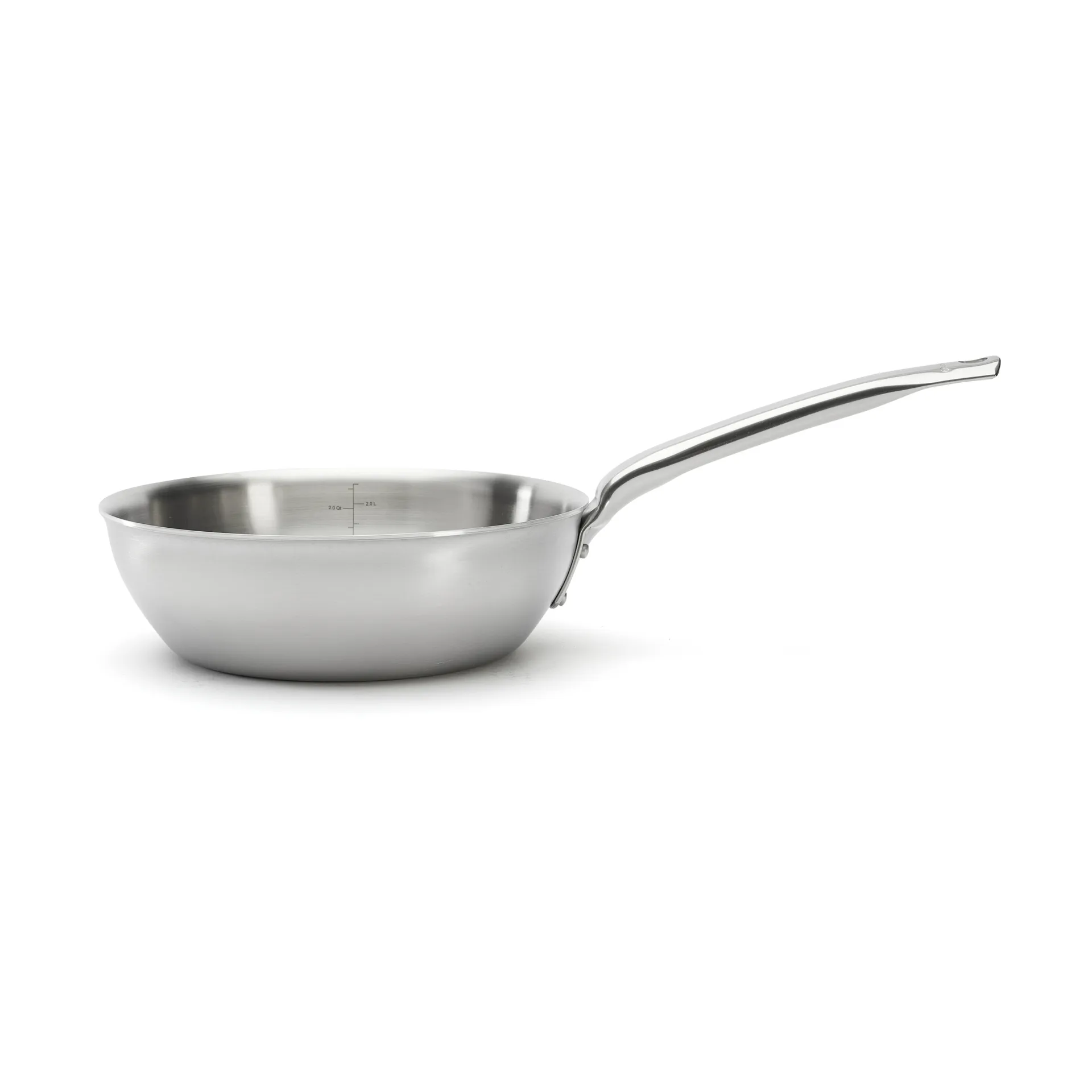 Alchimy rounded sauté pan stainless steel, Ø24 cm De Buyer