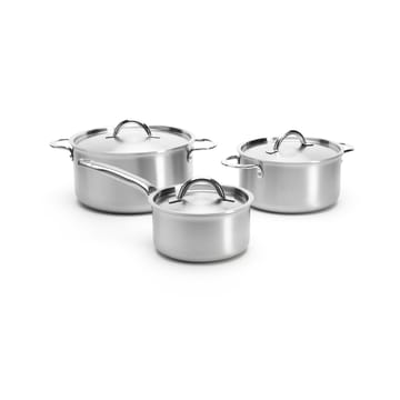 de Buyer Alchimy pot set with lid 6 pieces - Stainless steel - De Buyer
