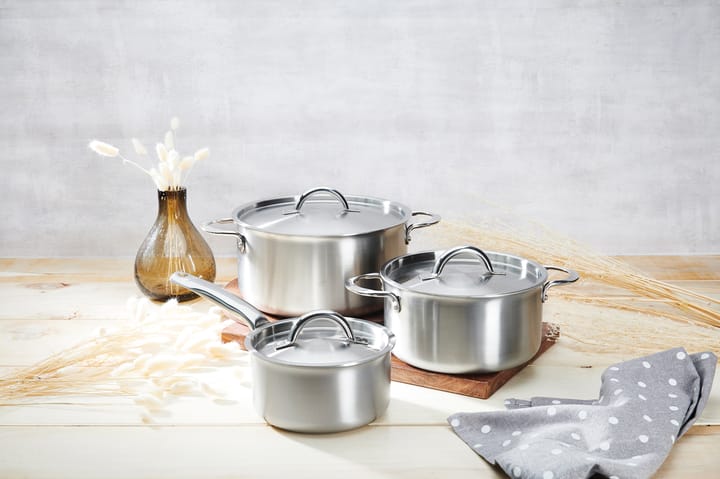 de Buyer Alchimy pot set with lid 6 pieces, Stainless steel De Buyer