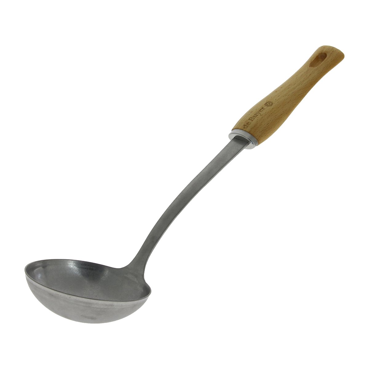 De Buyer B Bois soup ladle with wooden handle Stainless steel