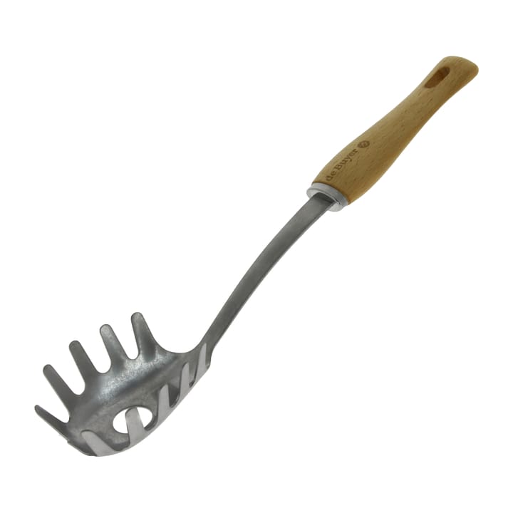 De Buyer B Bois spaghetti spoon with wooden handle - Stainless steel - De Buyer