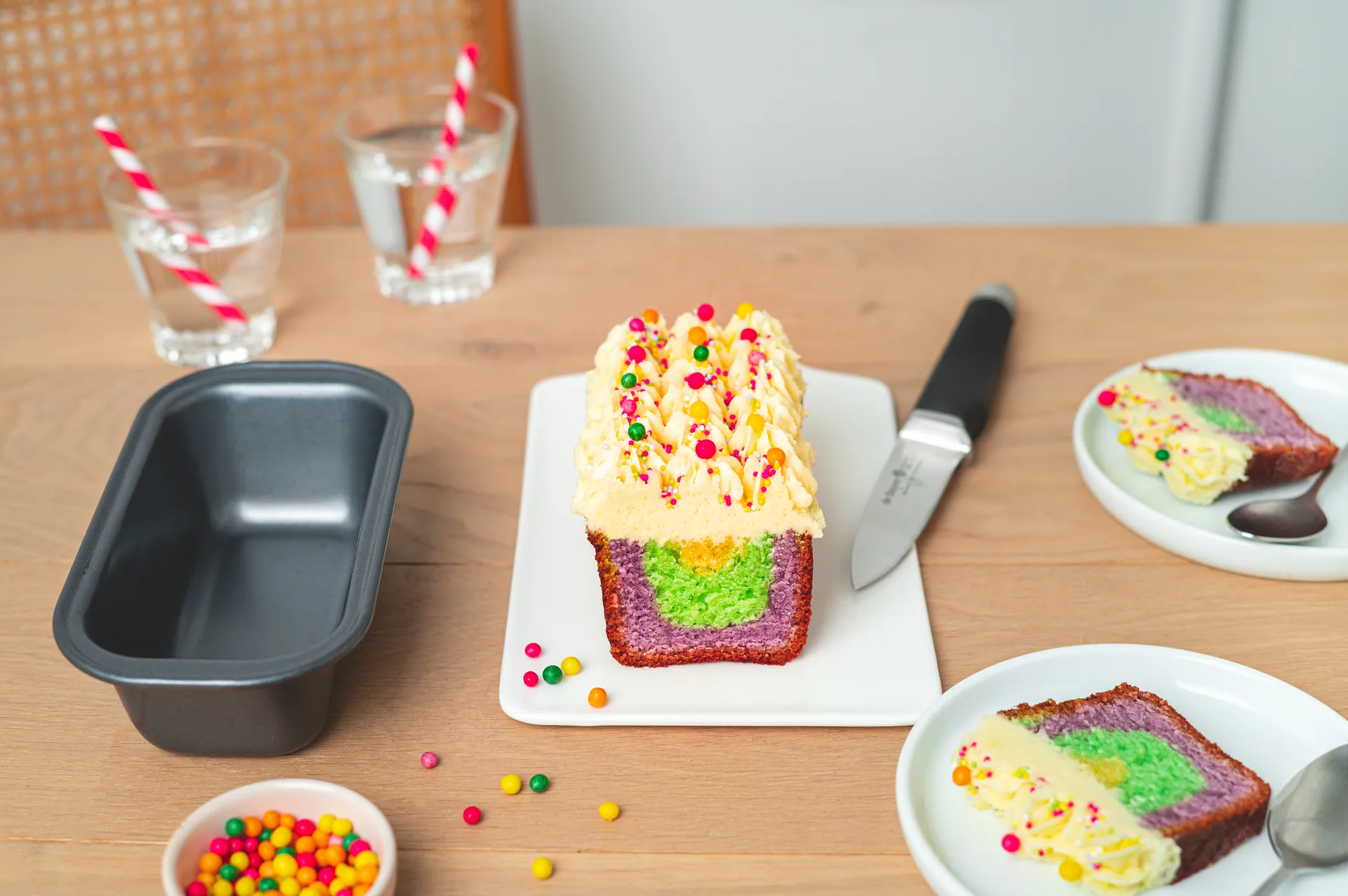 De Buyer baking tray with rounded corner, 10x26 cm De Buyer