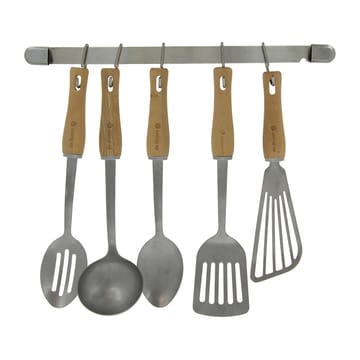 De Buyer hook rack with 8 hooks - Grey - De Buyer
