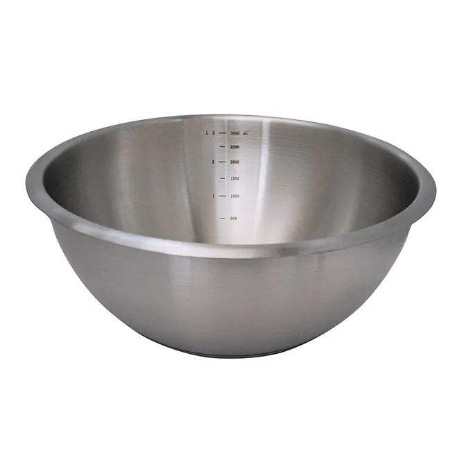 De Buyer mixing bowl with silicone base, 3.6 l De Buyer