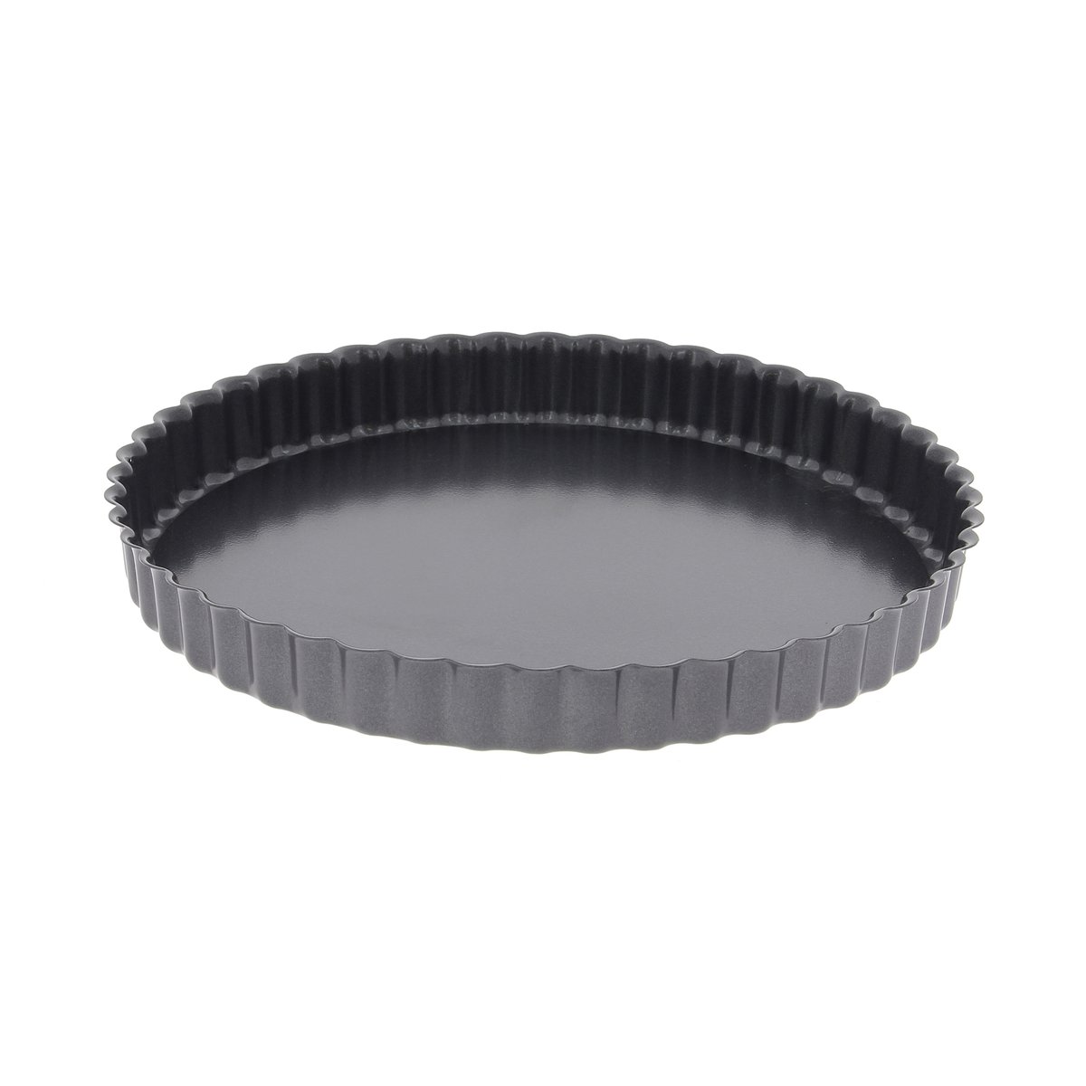 De Buyer pie form o24 cm | Scandinavian Design | Round flat oven & flan dishes | Silver-coloured