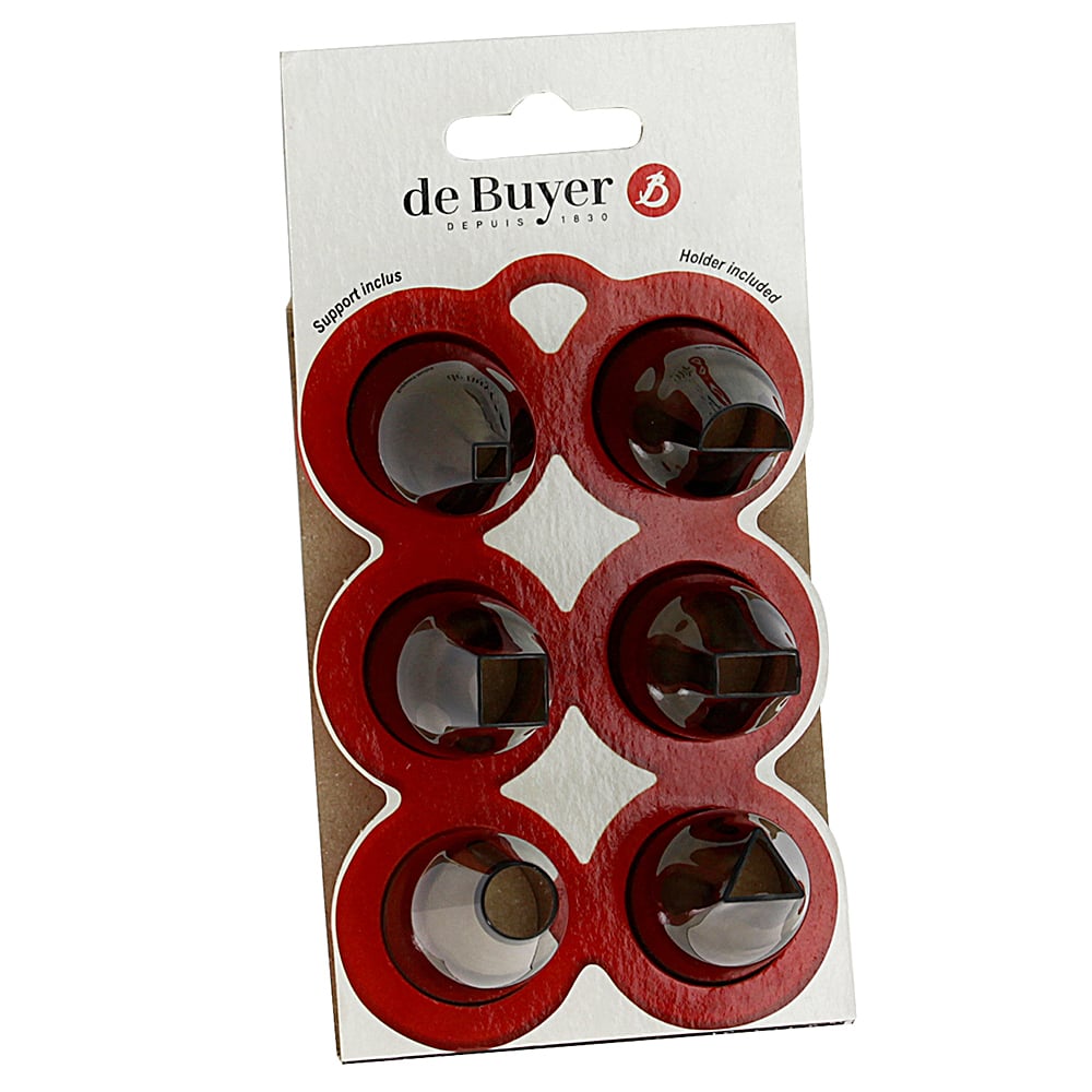 De Buyer Geometric tulle set 6-pack | Scandinavian Design | Grey
