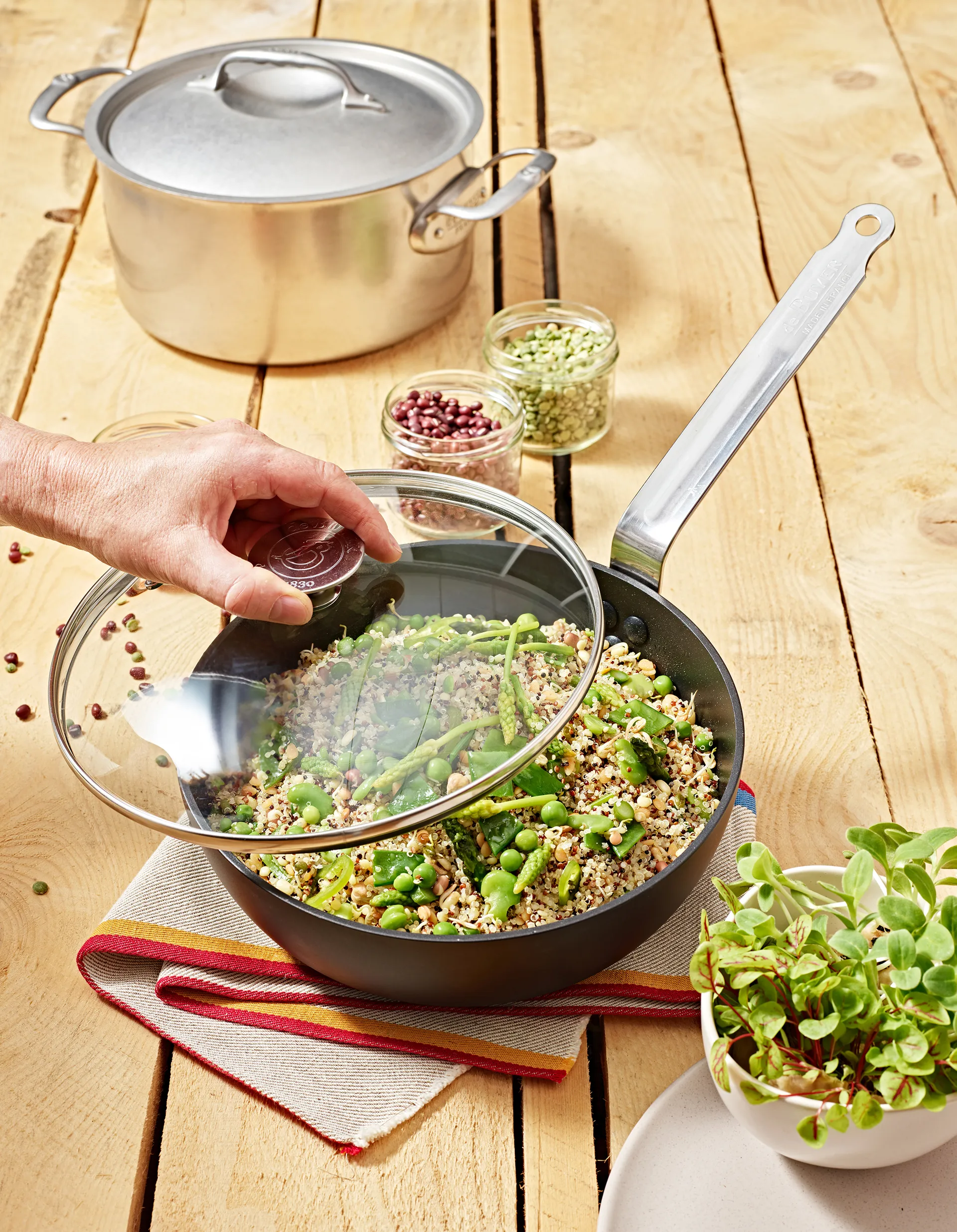 Milady glass lid, Ø24 cm De Buyer