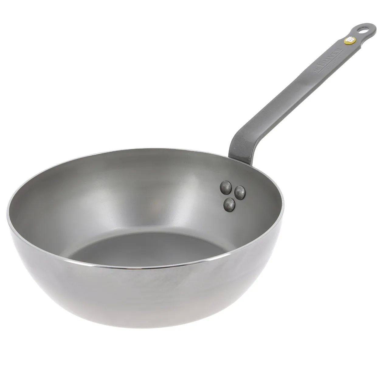 De Buyer Mineral B Country frying pan 28 cm | Scandinavian Design | Frying pans & skillets | Silver-coloured
