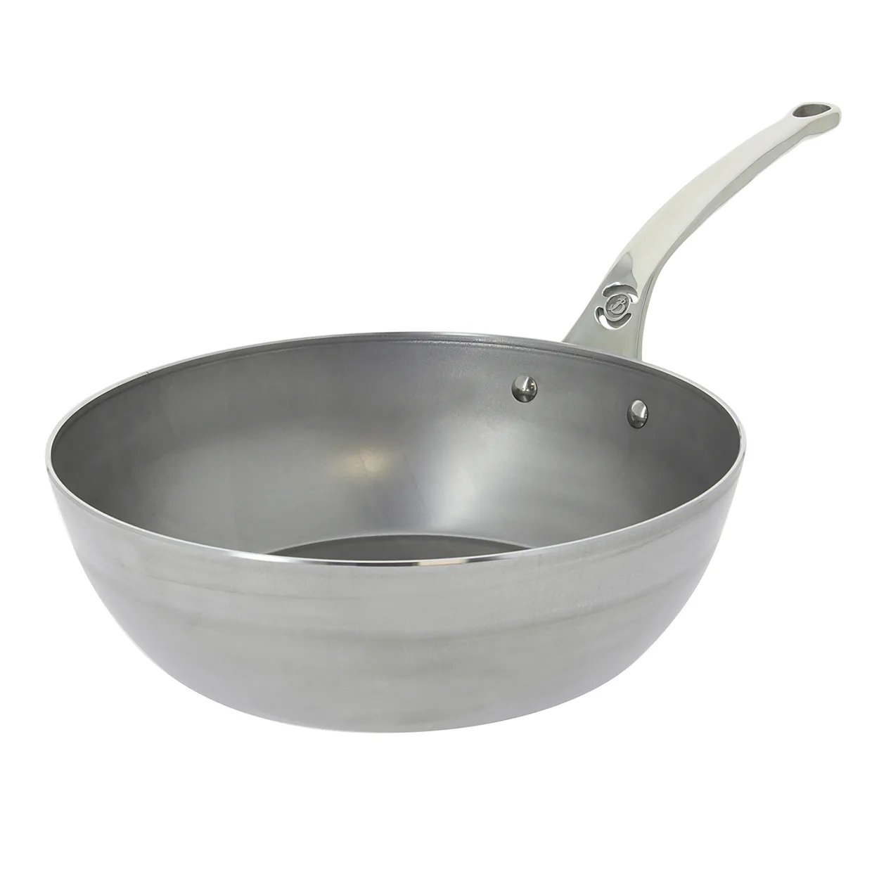 De Buyer Mineral B Pro deep frying pan 28 cm | Scandinavian Design | Frying pans & skillets | Silver-coloured