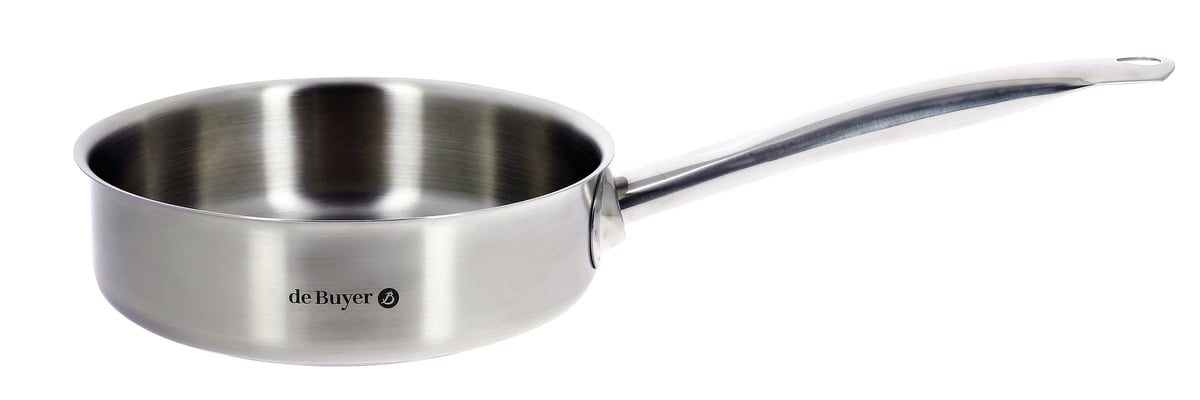 De Buyer Prim Appety Chef's pan o28 cm | Scandinavian Design | Saucier & sauté pans | Silver-coloured