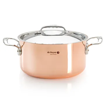 Prima Matera casserole with lid induction - 28 cm - De Buyer