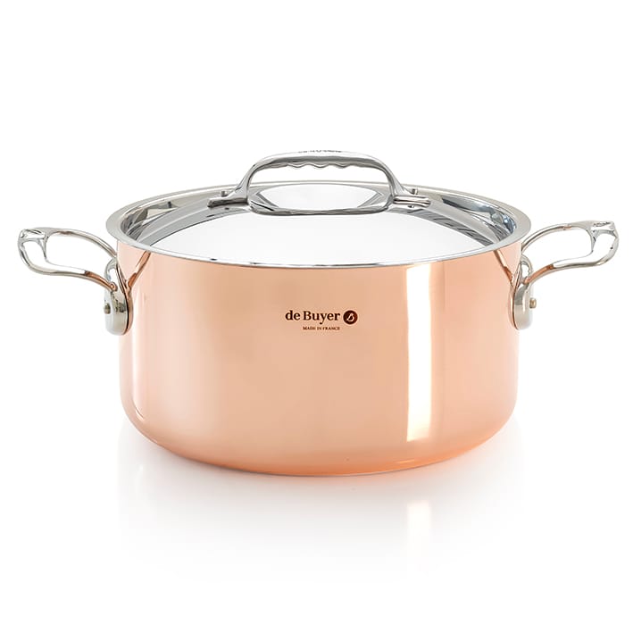 Prima Matera high casserole with lid induction from De Buyer 